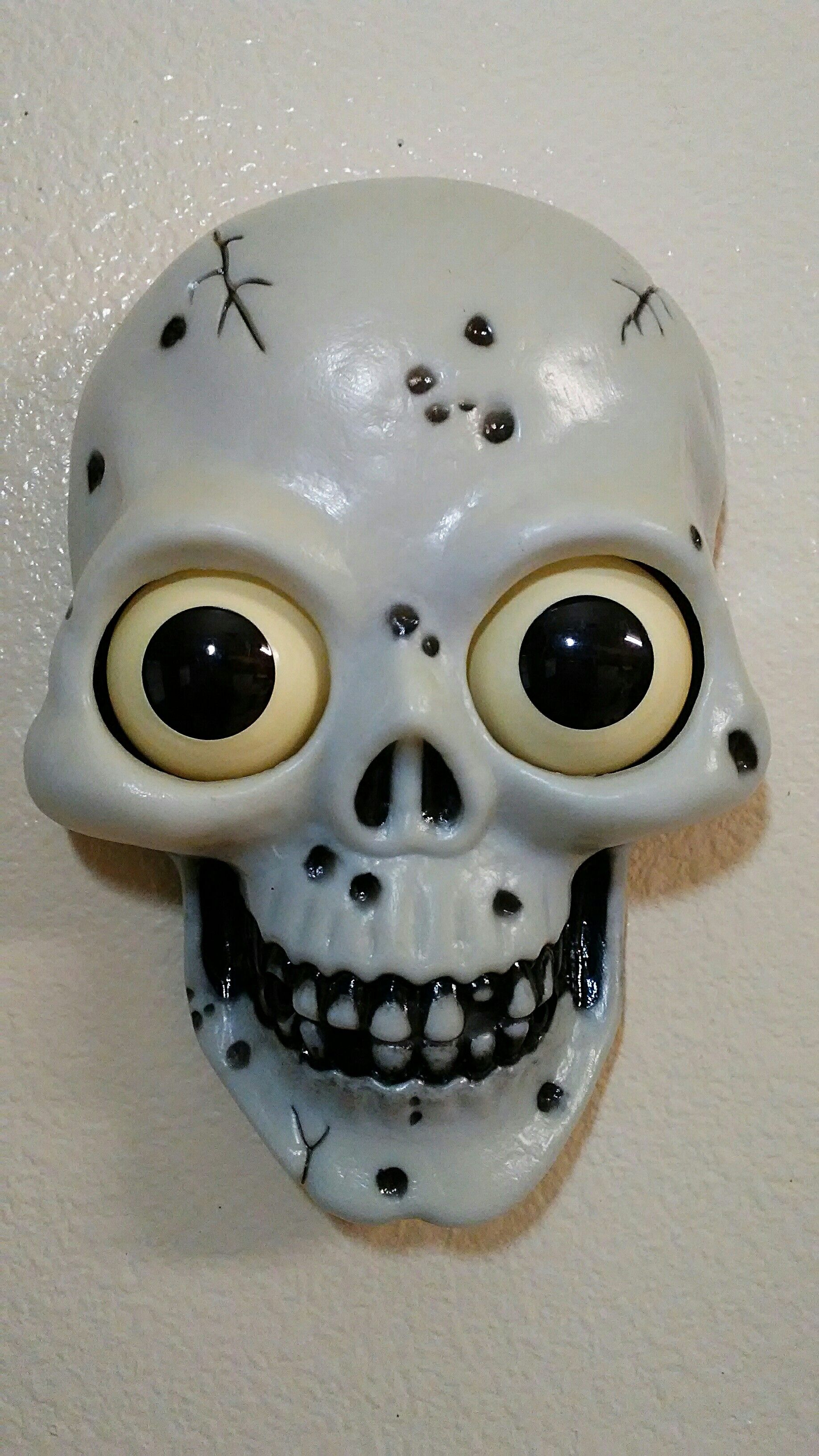 Rare VINTAGE PLAYTRONIX motion activated TALKING SKULL 💀💀💀💀💀💀💀💀💀💀💀