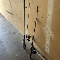 Fishing pole good condition everything ready to go