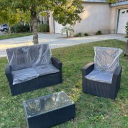 Three Piece Patio Sofa Set Brand New Patio Outdoor Furniture Brand New Patio Set 🆕🚎🆕