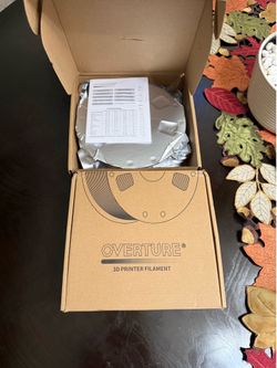 Overture TPU Black 1kg 3D Printer Filament — 2 for $26