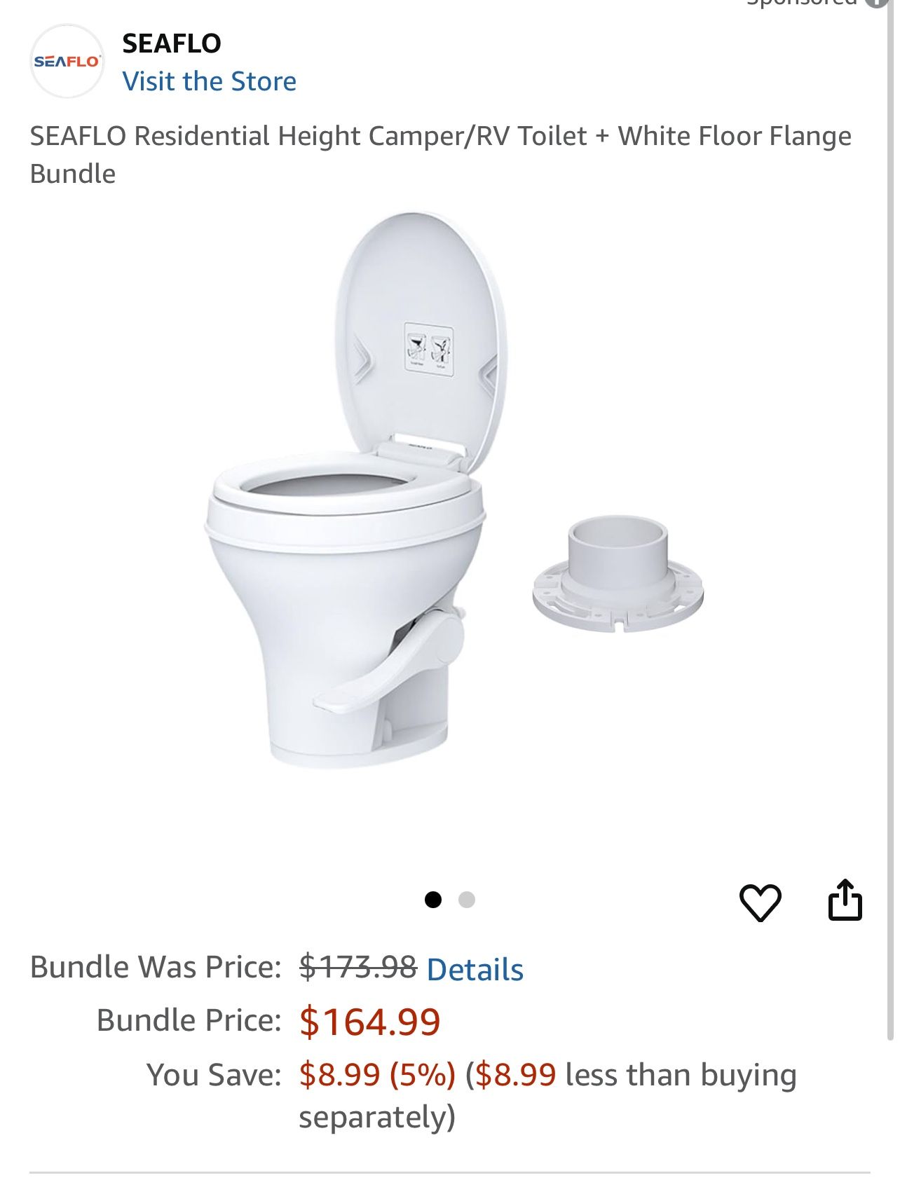 SEAFLO RV TOILET
