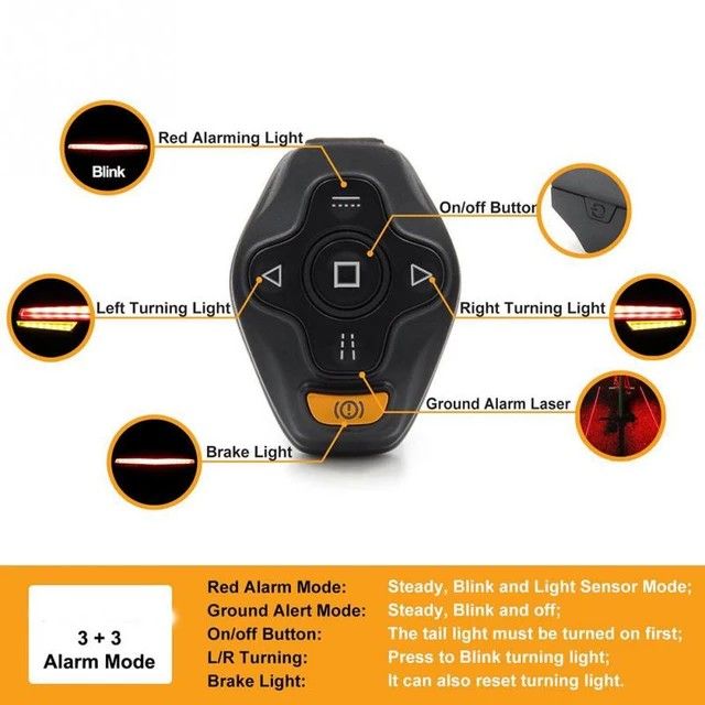 Bluetooth blinker lights & laser trail lights