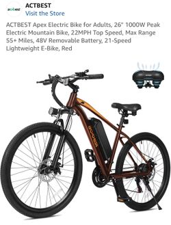 Brand New in The Box Electric Bike