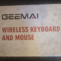 Geemai Wireless Keyboard And Mouse NEW