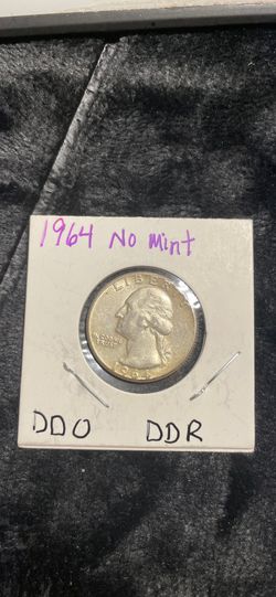 90 % Silver 1964 Quarter