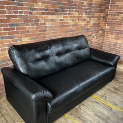 Black Faux Couch