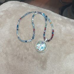 BLESSED MOTHER NECKLACE STRETCH ON 15.00...17 Inches