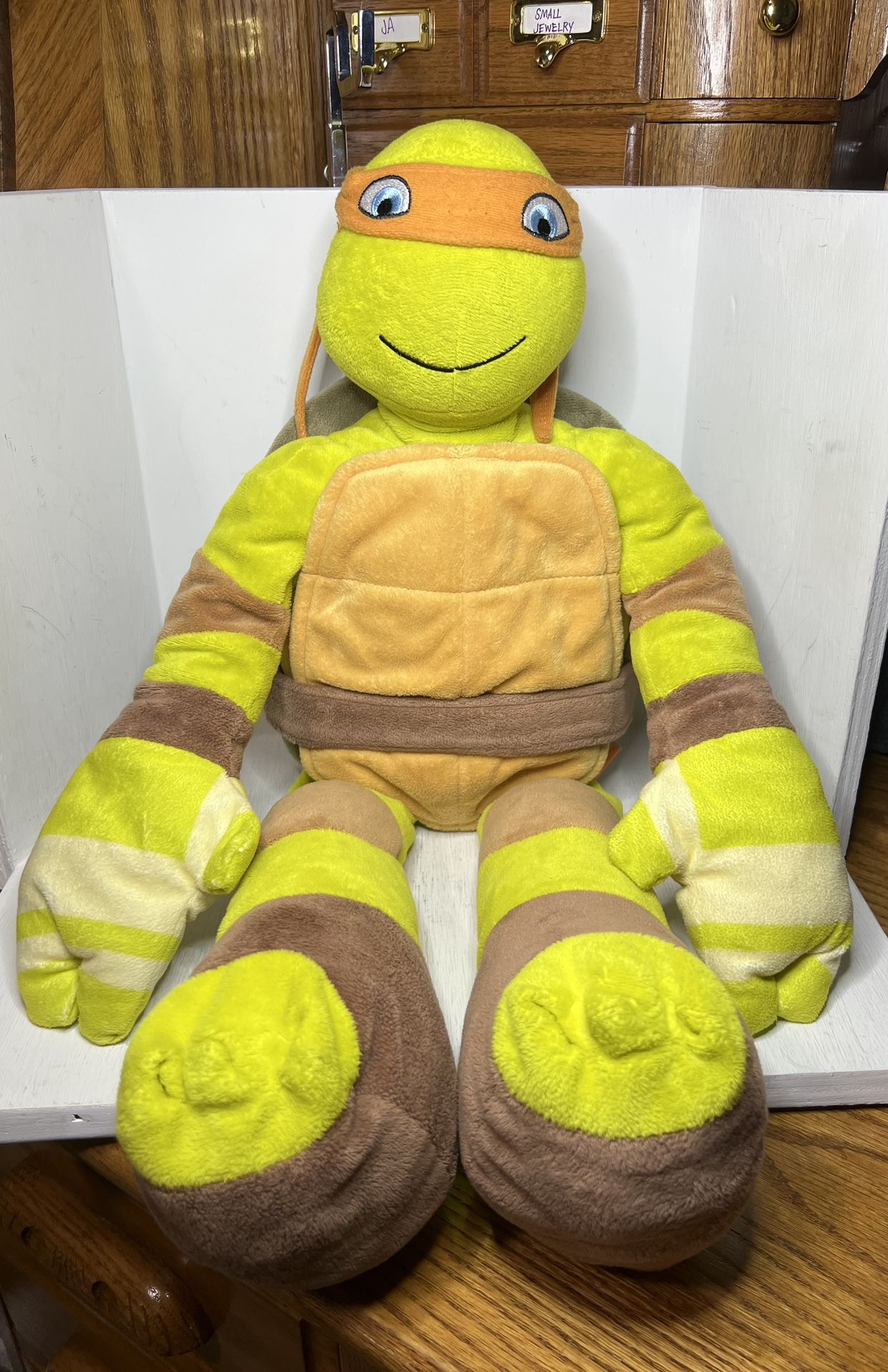 Large 24” Michelangelo TMNT Teenage Mutant Ninja Turtles Plush