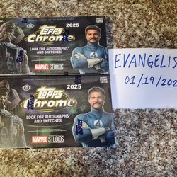 2025 Topps Chrome Marvel Studios Hobby Box