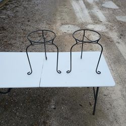 Set Of Metal  Plant  Stands, Heavy Duty$20set