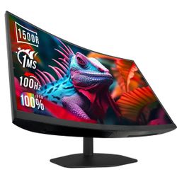 Sceptre 27" 1080p LED Curved Gaming Monitor, Black, C275W-FW100T