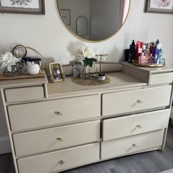 Real Wood Dresser 8 Drawer
