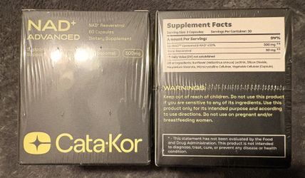 Brand New-Cata-Kor NAD+ Advanced Pack of 2