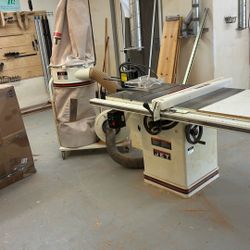 Jet 50” Table Saw And Dust Collector 