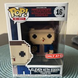 VAULTED EXCLUSIVE Eleven 8-Bit Stranger Things Funko Pop #16 Television TV Games