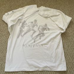 White mens puma XL pong sleeve