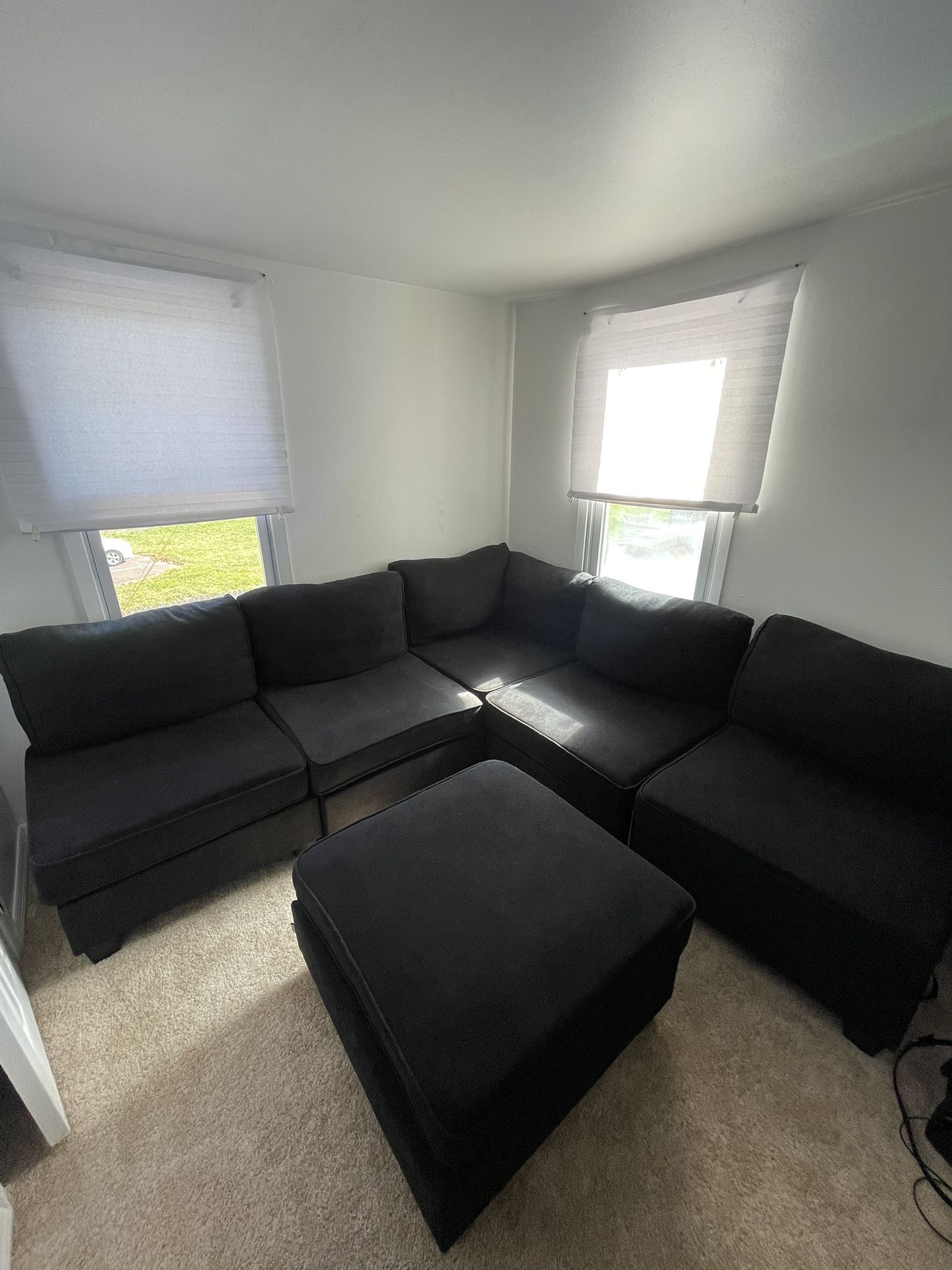 Black Sectional 