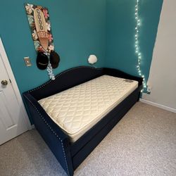 Twin Pullout Bed With Mattresses