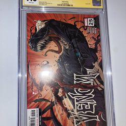 VENOM #25 CGC SS 9.8 Signed by DONNY CATES Marvel Comics 2020 3rd Print Variant 