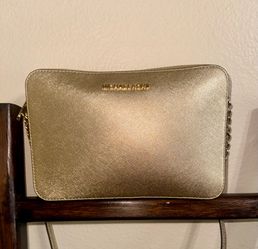 Michael Kors Gold Crossbody Bag