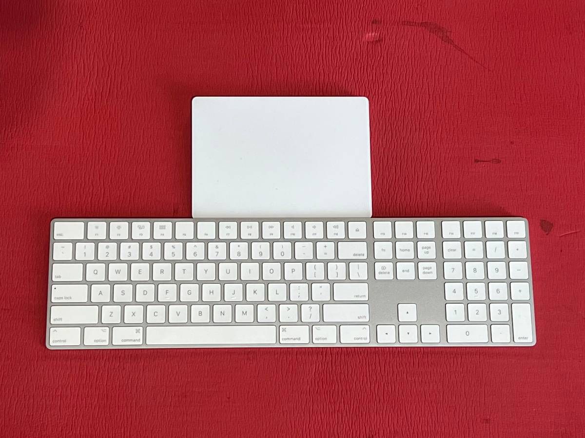 Apple Magic keyboard w/Numeric A1843 Trackpad A1535 Bluetooth Wireless