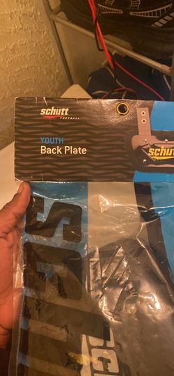 Youth football back plate