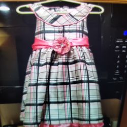 Nannette Girls Plaid Dress Size 12moths