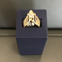 Gold Lady's Solitaire Ring #818400