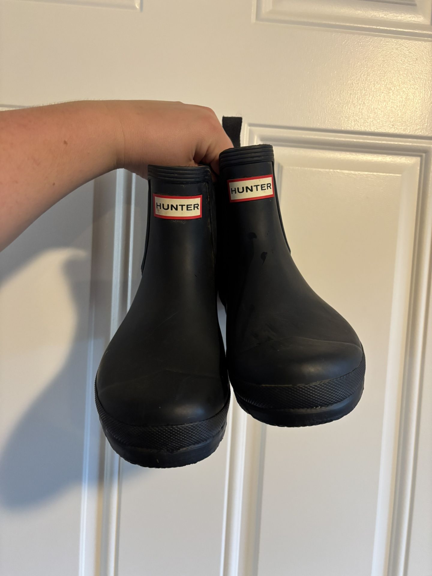 Navy Hunter Rain boots