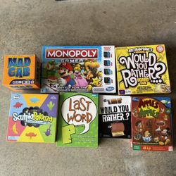 Board Games And Card Games Bundle