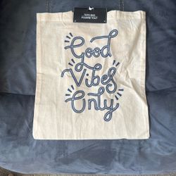New Good Vibes Only Tote Bag