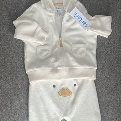 NEW Carters 6M baby boy body towel outfit - never used - with tags - see below