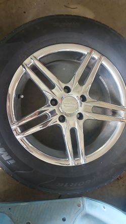 16" Chrome American Racing Wheels Set