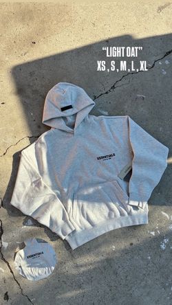 Light oat essentials hoodies