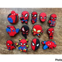 Spider-Man, croc charms bundle