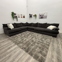 Gray Sectional Couch - Free Delivery 