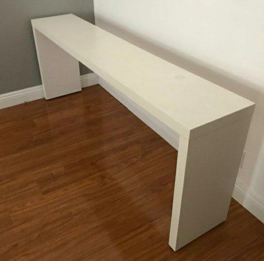 $100 FIRM. Available. IKEA MALM Table (Over the bed, Console, etc.)