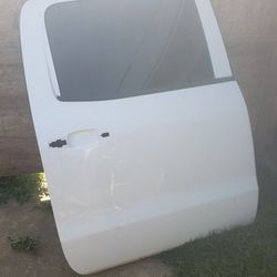 White Chevy Silverado  Passenger  ( Right Side )Rear Door Part
