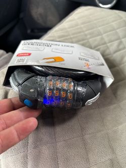 Bike 🚲 lock 🔒 with light