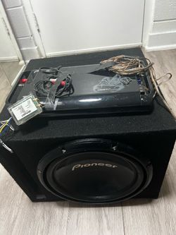Subwoofer With Amplifier