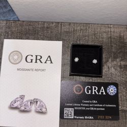 moissanite earrings