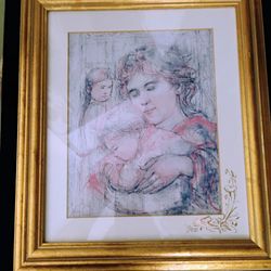 Edna Hibel Mother's Handful