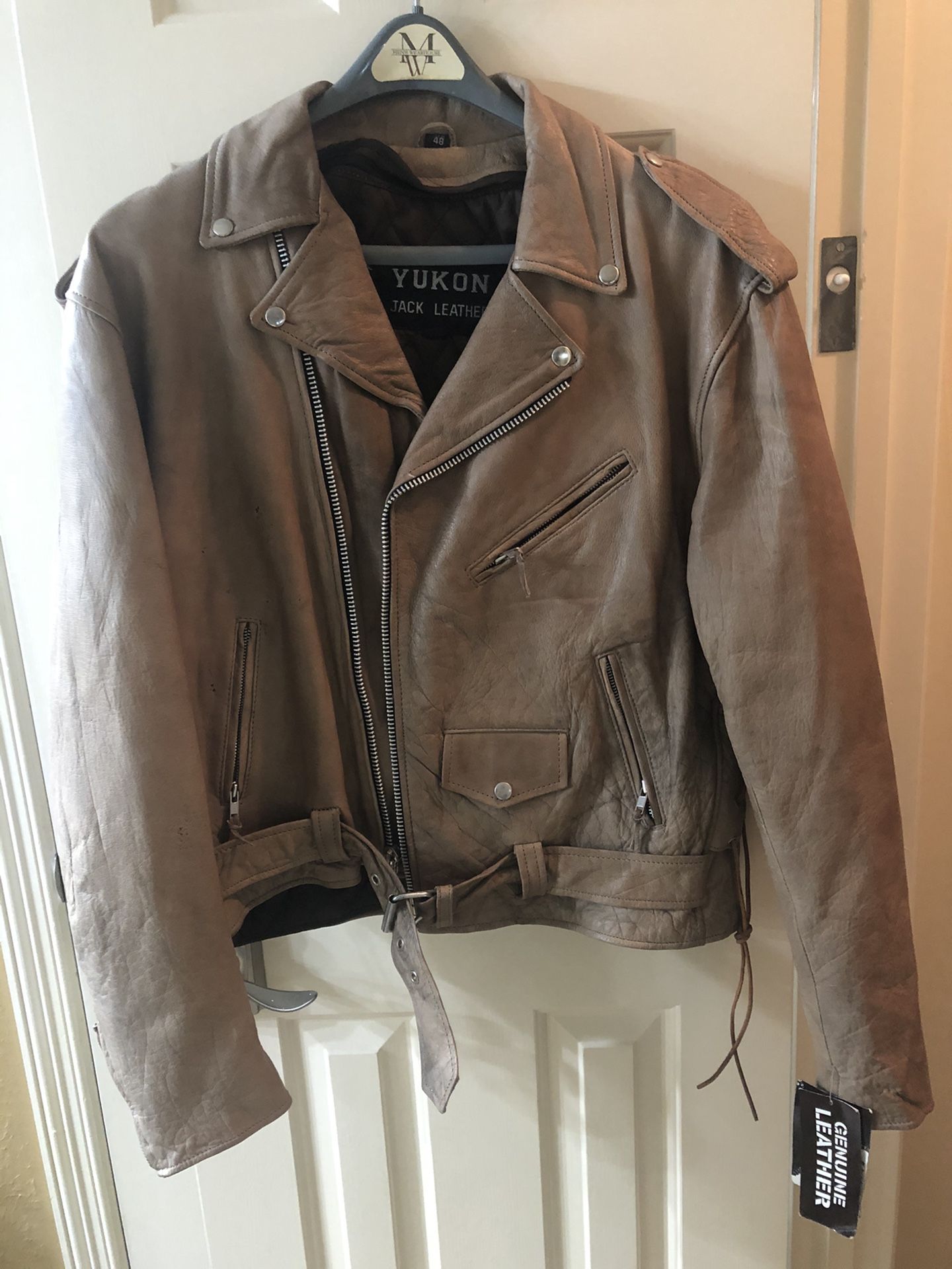 Men’s motorcycle jacket and chaps