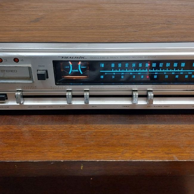 Rare Vintage Realistic AM/FM 8 Track Stereo buy Record System Model 14-931