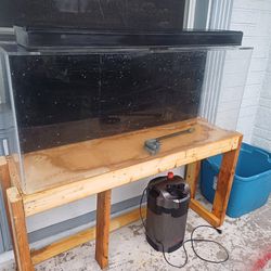 Acrylic Fish Tank ( 48" l  20" h 13" d )  w/ pump and stand