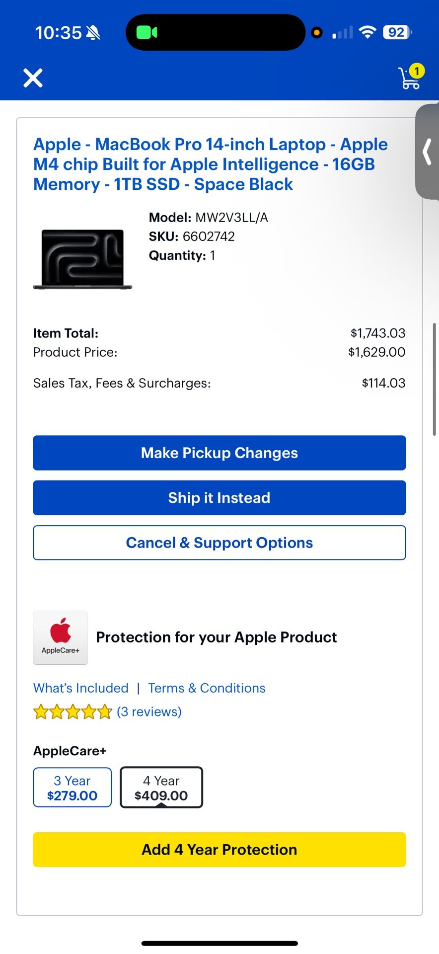 MacBook Pro M4 14inch