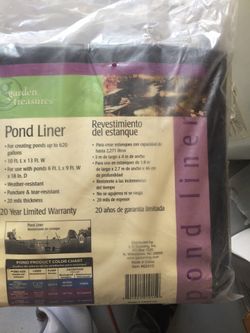 Garden Treasures Pond Liner
