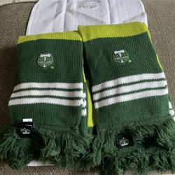 Two Portland Timbers Scarves Plus Lanyard. 