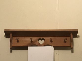 Coat Rack Shelf - Wall Mounted