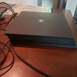 PS4 Pro 1tb with Remote & 3 Games